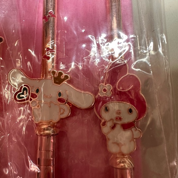 Sanrio Character Makeup Brush Set - Pink and Gold - Picture 7 of 13